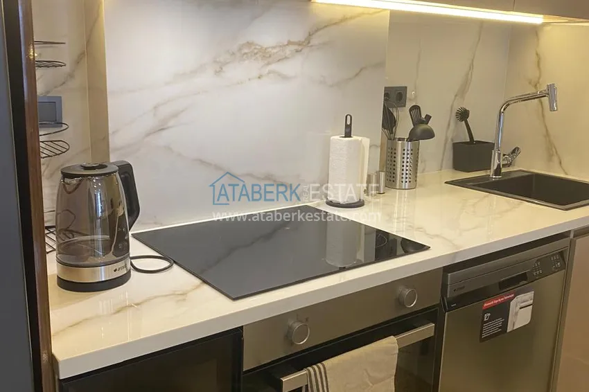 Purchase  Rent 1+1 with furniture in the center of Alanya — only 450 meters from Cleopatra Beach B15 5 