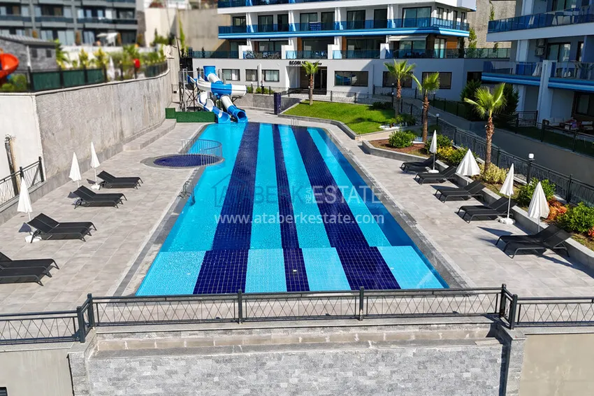 Panoramic penthouse with citizenship rights - from the developer, Kargicak district, Alanya 9 