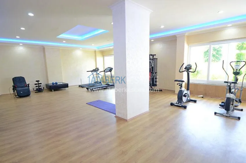 Alanya secondary market - 1+1 apartment with furniture and mountain views, Tosmur district. Suitable for a residence permit 7 