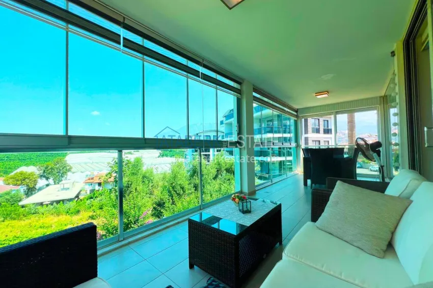 Purchase Duplex 4+1 format townhouse with furniture in a luxury complex - Kargicak, Alanya 11 