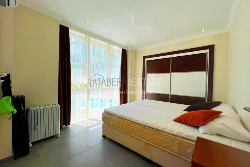 Purchase Duplex 4+1 format townhouse with furniture in a luxury complex - Kargicak, Alanya 14 