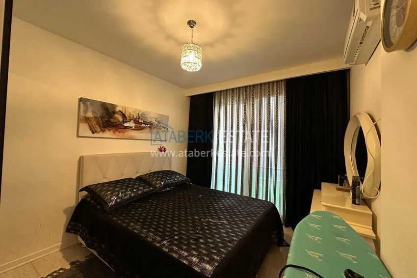 Purchase  Furnished 2+1 apartment in a family complex, Oba district — suitable for a residence permit  15 
