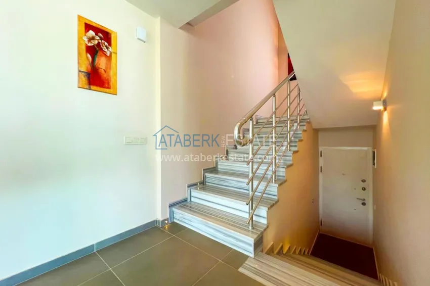 Purchase Duplex 4+1 format townhouse with furniture in a luxury complex - Kargicak, Alanya 16 