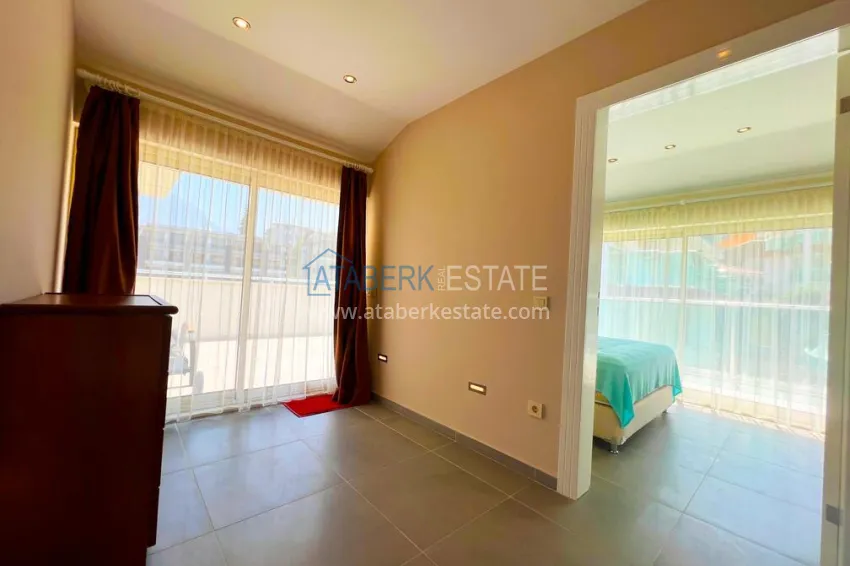Purchase Duplex 4+1 format townhouse with furniture in a luxury complex - Kargicak, Alanya 18 