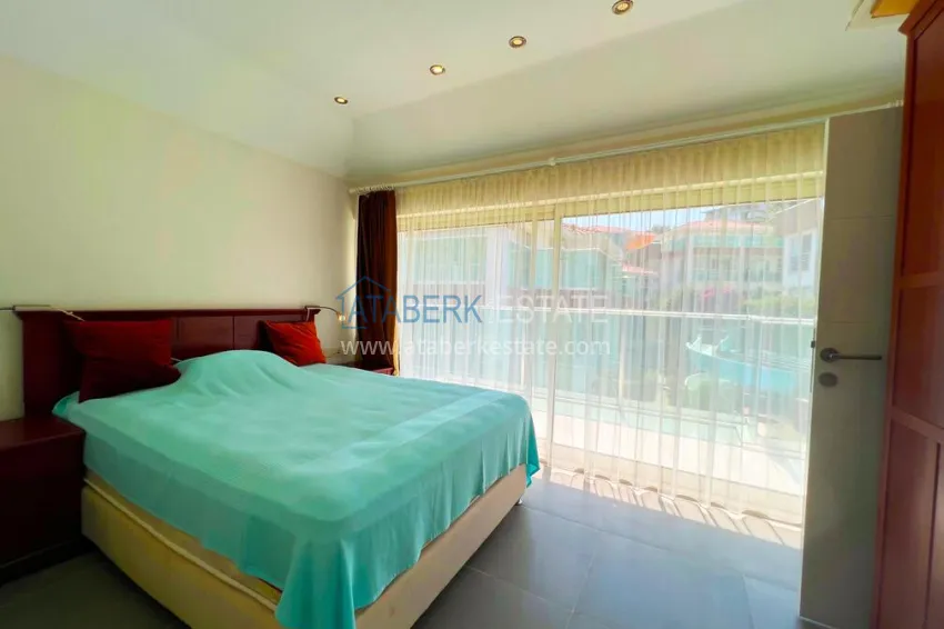 Purchase Duplex 4+1 format townhouse with furniture in a luxury complex - Kargicak, Alanya 19 