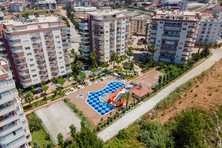 Apartment 3+1 with furniture in a well-maintained complex — Tosmur, Alanya. Suitable for obtaining a residence permit 1 
