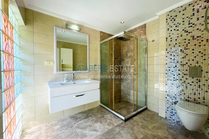 Purchase Duplex 4+1 format townhouse with furniture in a luxury complex - Kargicak, Alanya 25 