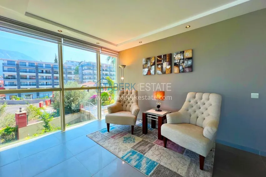 Purchase Duplex 4+1 format townhouse with furniture in a luxury complex - Kargicak, Alanya 3 