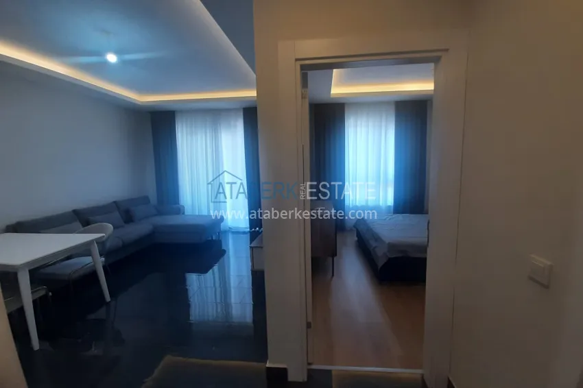 Purchase For long-term rent one bedroom apartment with furniture — Alanya, Mahmutlar district B53 3