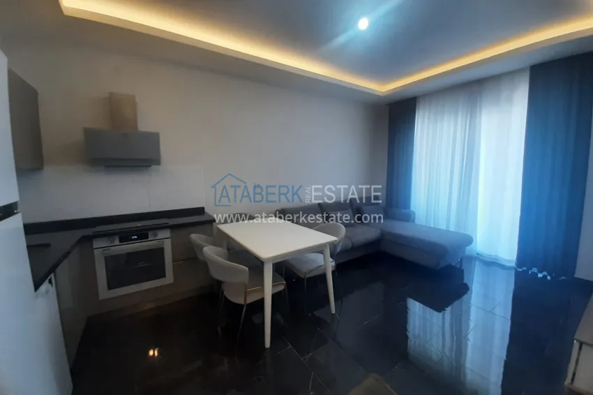 Purchase For long-term rent one bedroom apartment with furniture — Alanya, Mahmutlar district B53 5