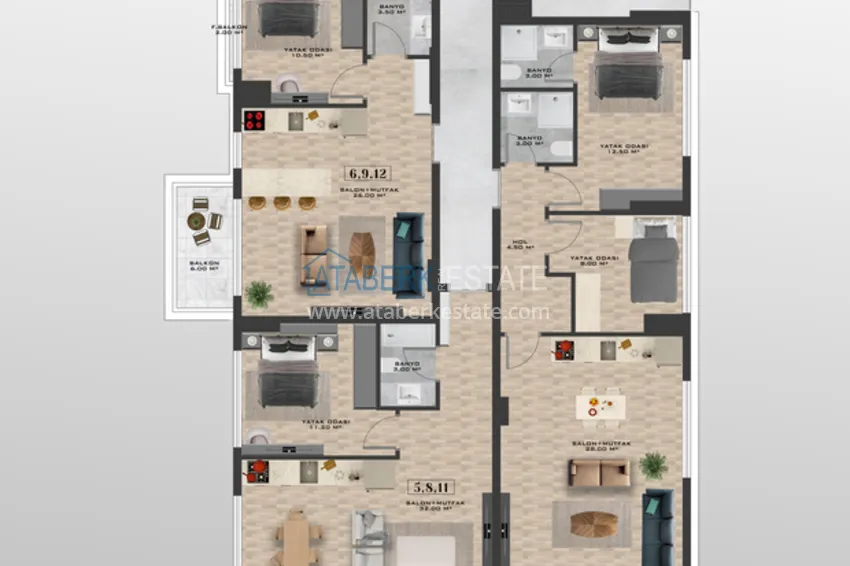 Buy cheap Elite residential complex on the first line in Kargicak - Apartments from the developer with short-term rental permission 1 