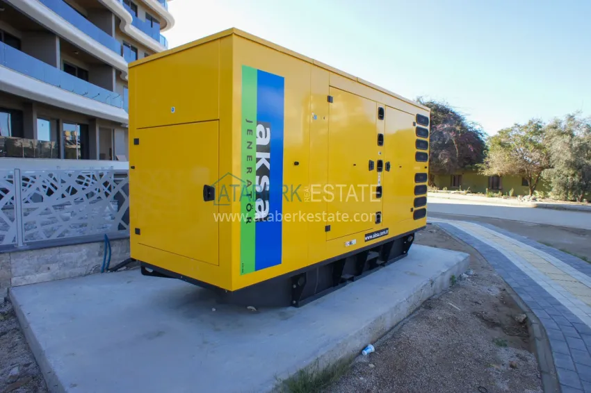 Apartment 1+1 with new furniture — first coastline, Kargicak 11 