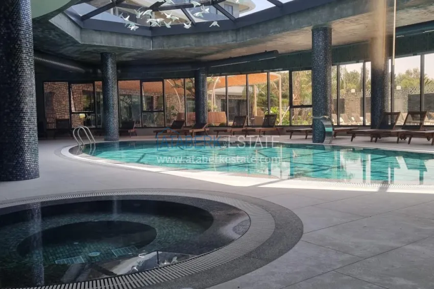 Apartment 1+1 with new furniture — first coastline, Kargicak 14 