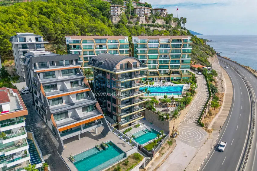 Elite residential complex on the first line in Kargicak - Apartments from the developer with short-term rental permission 1 