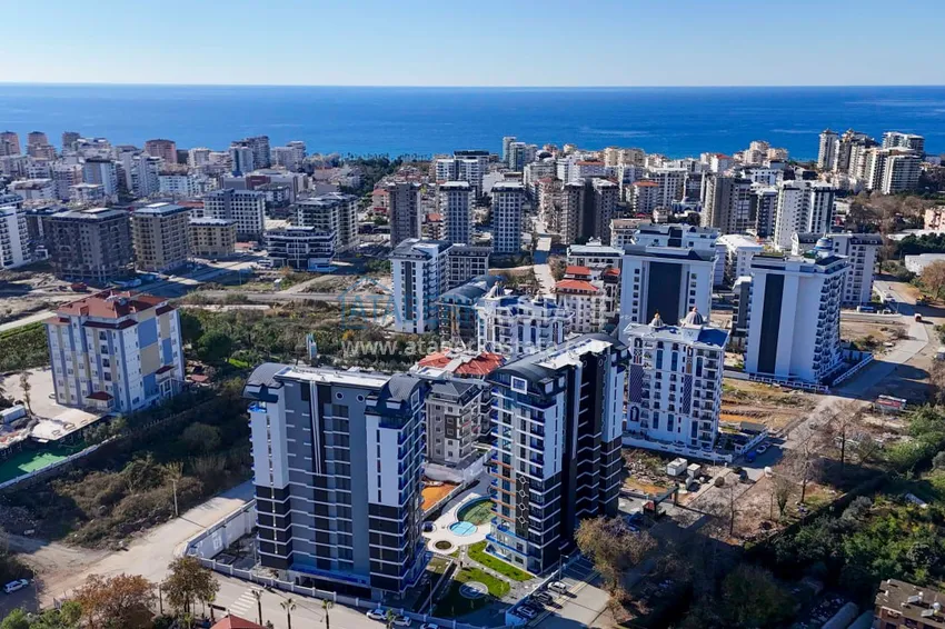 3+1 linear apartment with a fine finish in a modern complex - Mahmutlar district, Alanya 1 