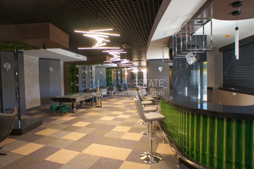 Apartment 1+1 with new furniture — first coastline, Kargicak 23 