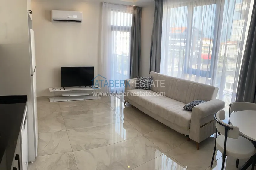 Purchase  Rent a 1+1 furnished apartment in the Oba area — near the Alanium shopping center No. 11 2 