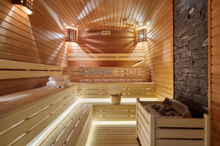 Apartment 1+1 with new furniture — first coastline, Kargicak 34 