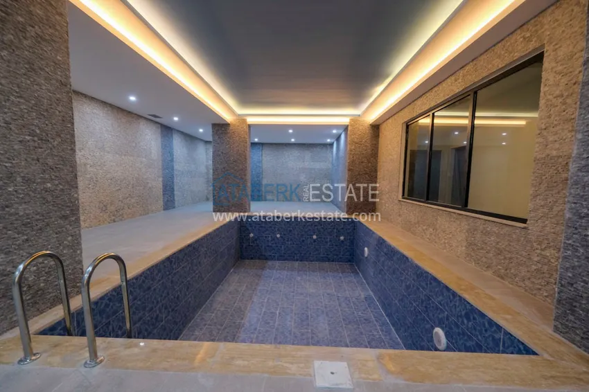 3+1 linear apartment with a fine finish in a modern complex - Mahmutlar district, Alanya 5 