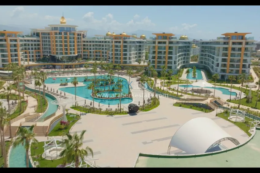 Long-term 3+1 apartment rental in a premium resort - Turkler, Alanya C1-19 13