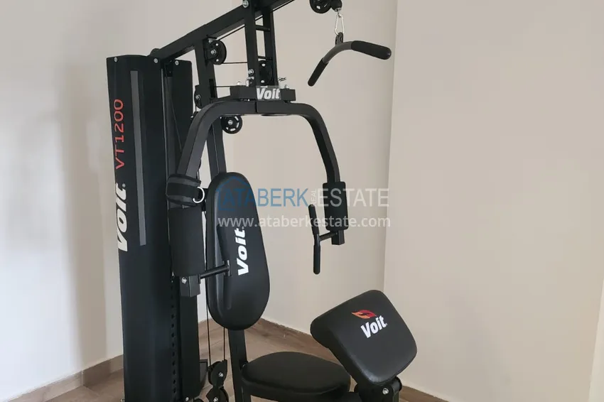 Long-term apartment rental in Alanya, Oba district — furnished 1+1 in a modern complex No. 19 11 