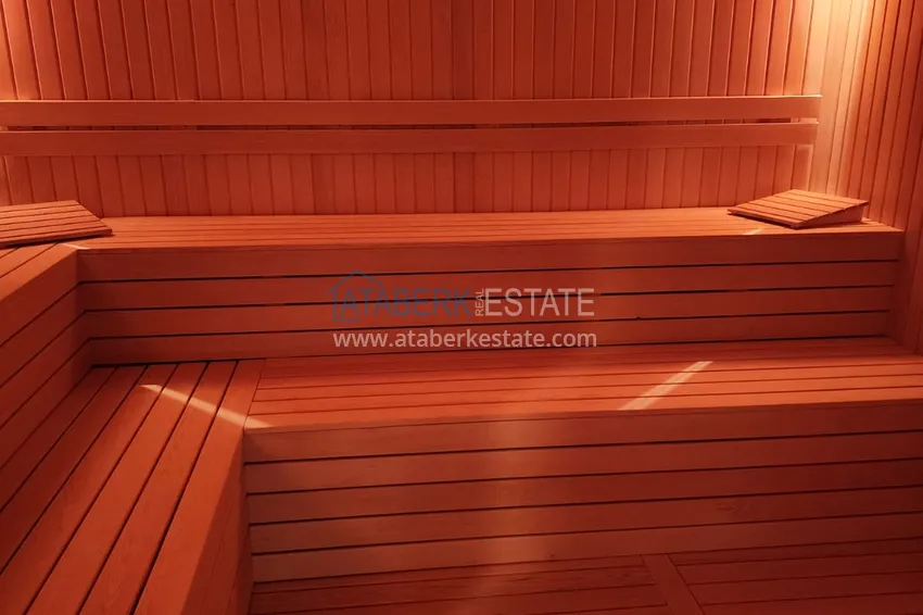 Long-term apartment rental in Alanya, Oba district — furnished 1+1 in a modern complex No. 19 13 