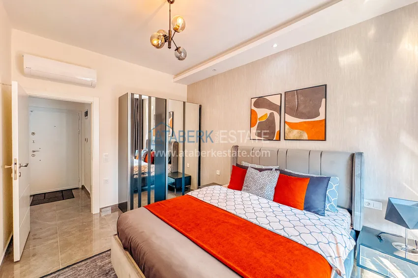 Purchase  One bedroom apartment with designer interior directly from the owner — Avsallar, Alanya 14 