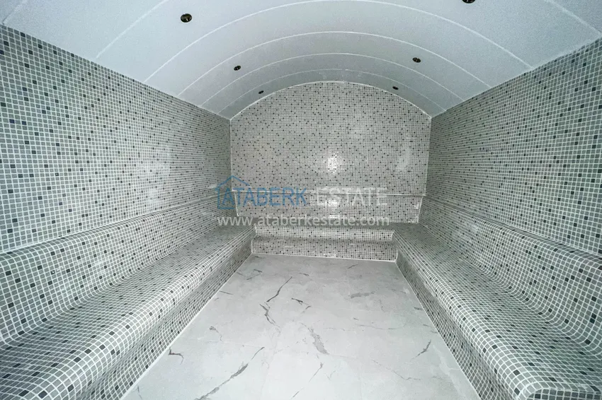 2+1 turnkey apartment with sea view in Mahmutlar, Alanya  16 