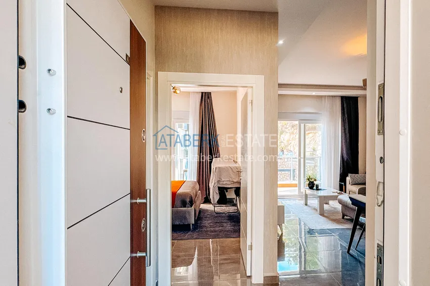 Purchase  One bedroom apartment with designer interior directly from the owner — Avsallar, Alanya 1 