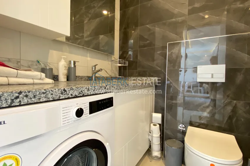 Purchase  2+1 turnkey apartment with sea view in Mahmutlar, Alanya  21 