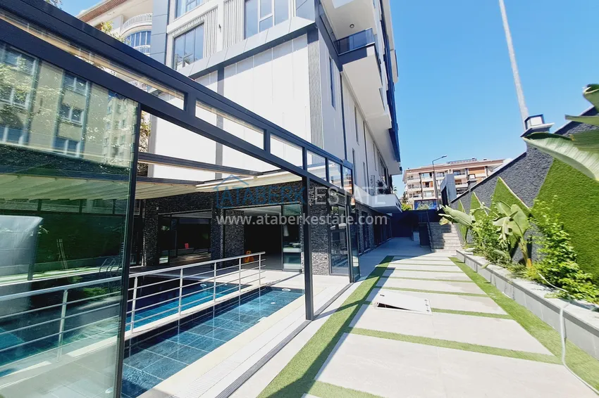 1+1 apartment for rent in Alanya, Oba district center No. 31 3 