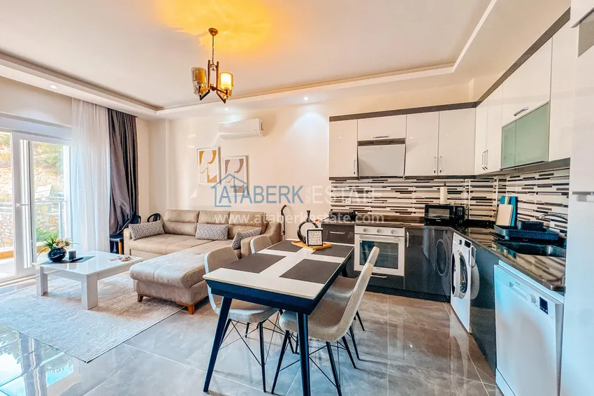 Purchase  One bedroom apartment with designer interior directly from the owner — Avsallar, Alanya 3 