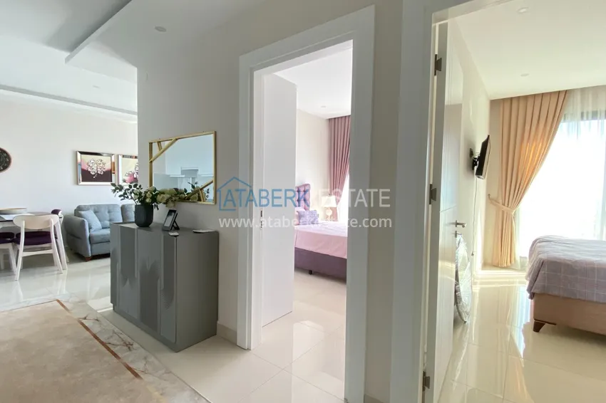 Purchase  2+1 turnkey apartment with sea view in Mahmutlar, Alanya  3 