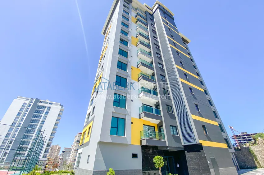 2+1 turnkey apartment with sea view in Mahmutlar, Alanya  5 