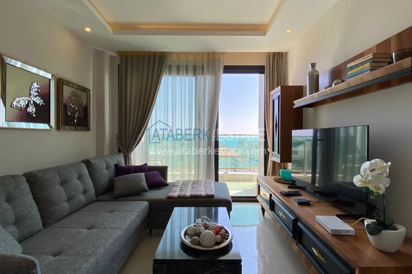 Purchase  2+1 turnkey apartment with sea view in Mahmutlar, Alanya  7 