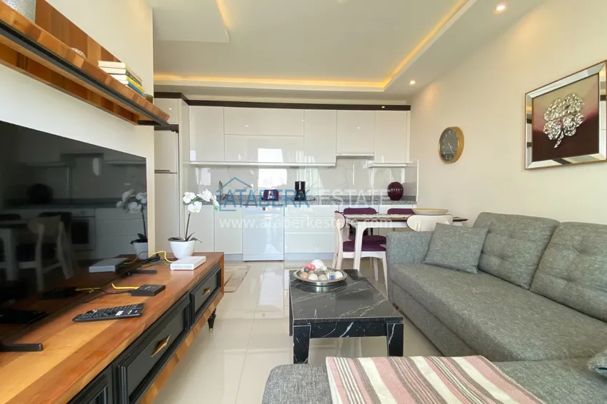 Purchase  2+1 turnkey apartment with sea view in Mahmutlar, Alanya  8 