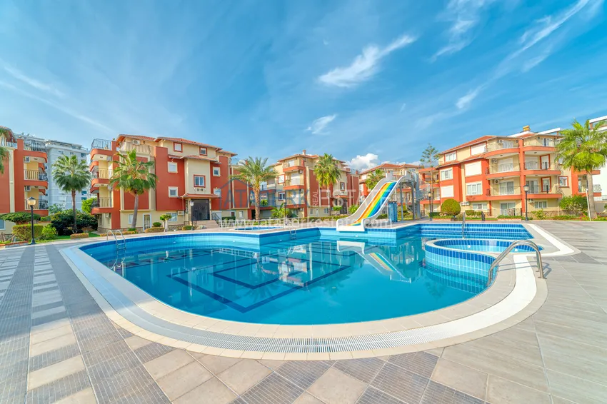 4+1 garden duplex with furniture and views of the Dim River in the Kestel area 11 