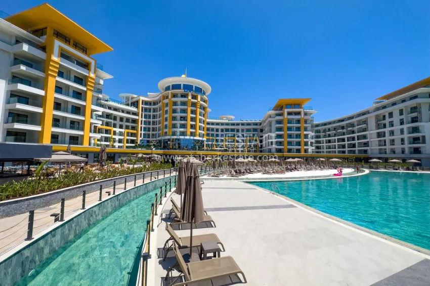 Holidays in resort complex 5 ★ — 1+1 furnished apartment in Turkler, Alanya I49 21 