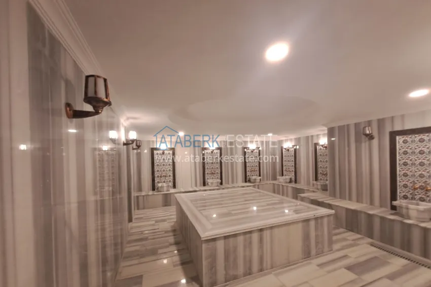 3+1 duplex penthouse with furniture and sea view — Avsallar, Alanya 15 