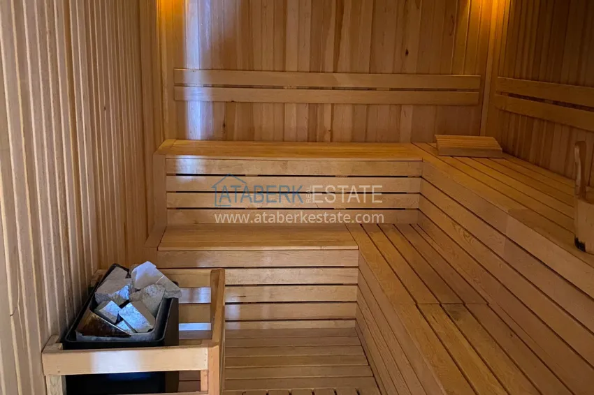 3+1 duplex penthouse with furniture and sea view — Avsallar, Alanya 16 