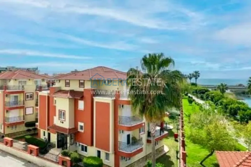 4+1 garden duplex with furniture and views of the Dim River in the Kestel area 17 