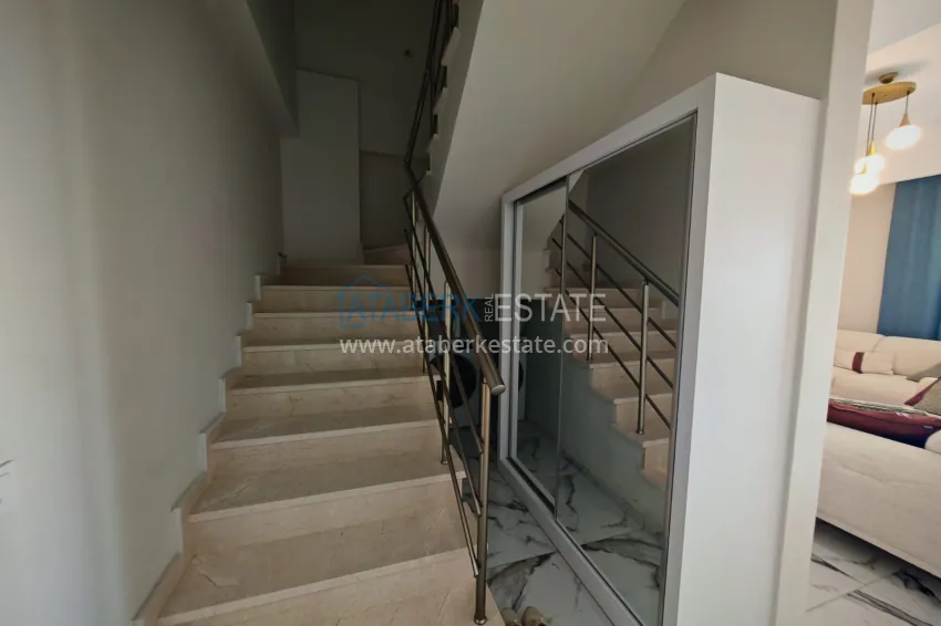 Purchase 3+1 duplex penthouse with furniture and sea view — Avsallar, Alanya 20 