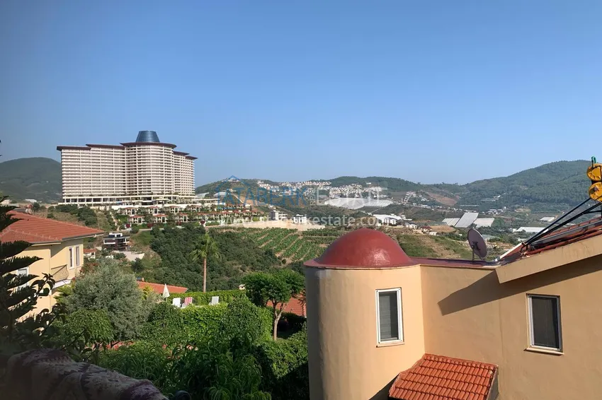 Purchase Townhouse for two owners - apartment with a garden and panoramic views in a hotel complex, Mahmutlar 25 