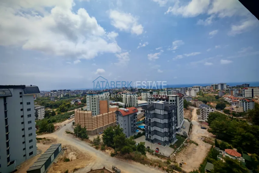 Purchase 3+1 duplex penthouse with furniture and sea view — Avsallar, Alanya 28 