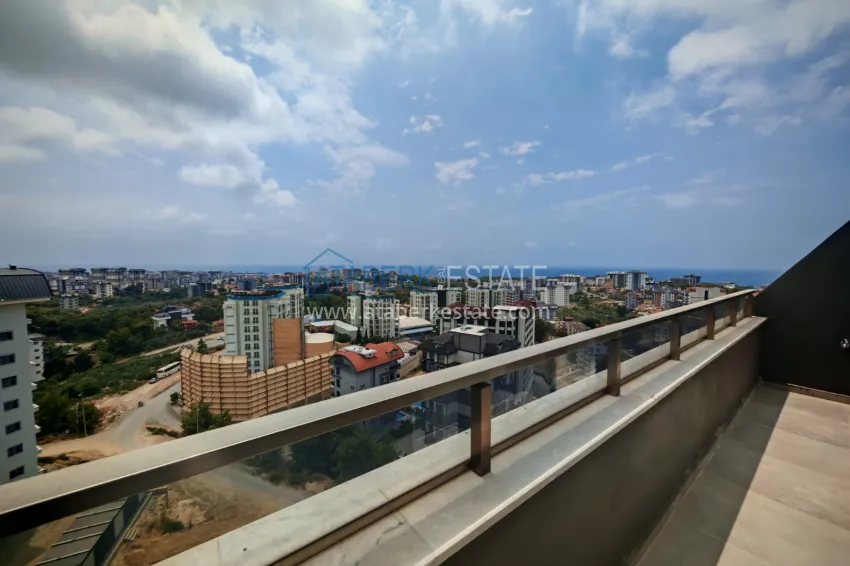Purchase 3+1 duplex penthouse with furniture and sea view — Avsallar, Alanya 33 