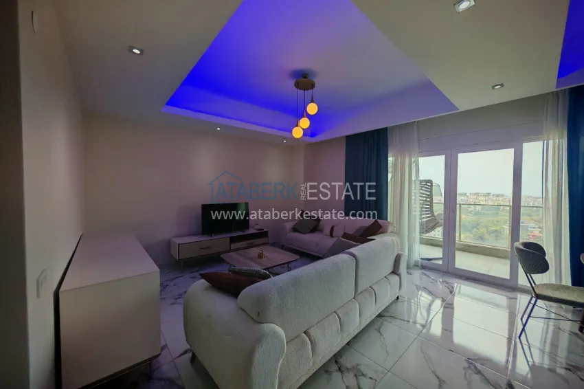 Purchase 3+1 duplex penthouse with furniture and sea view — Avsallar, Alanya 5 
