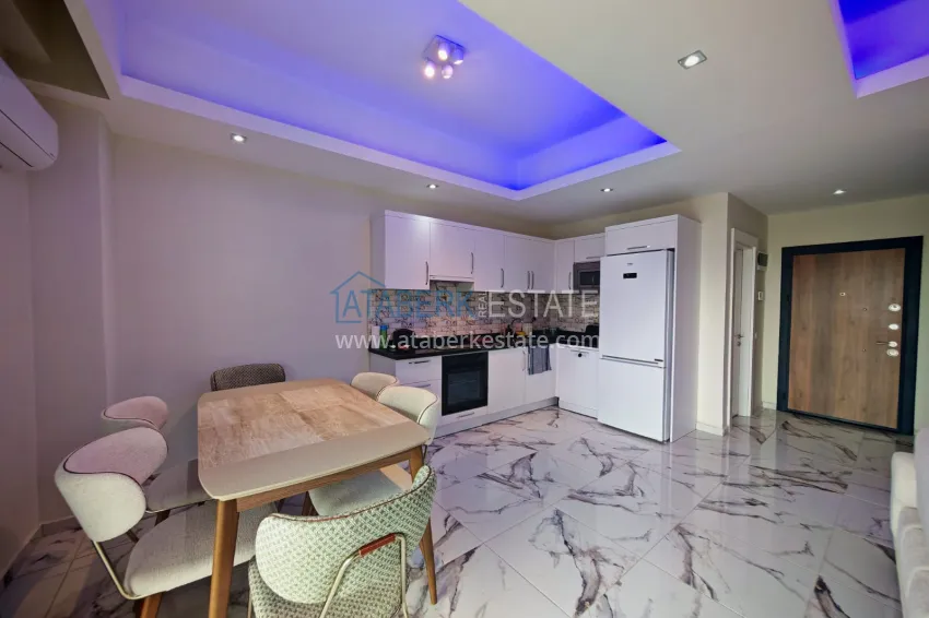 Purchase 3+1 duplex penthouse with furniture and sea view — Avsallar, Alanya 6 