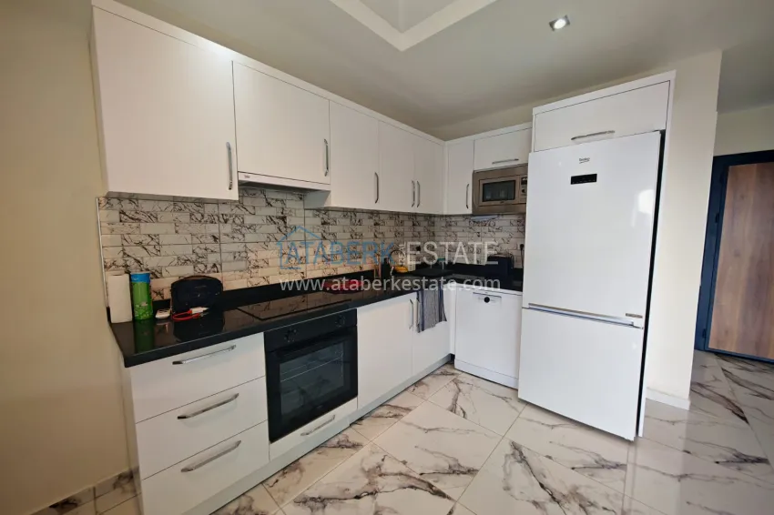 Purchase 3+1 duplex penthouse with furniture and sea view — Avsallar, Alanya 8 