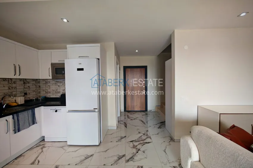 Purchase 3+1 duplex penthouse with furniture and sea view — Avsallar, Alanya 9 