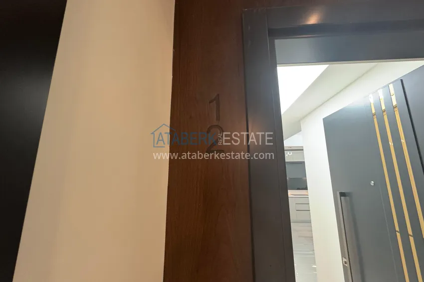 Purchase For long-term rent - stylish 2+1 turnkey apartment in a luxury hotel complex, Alanya, Turkler district I12 1